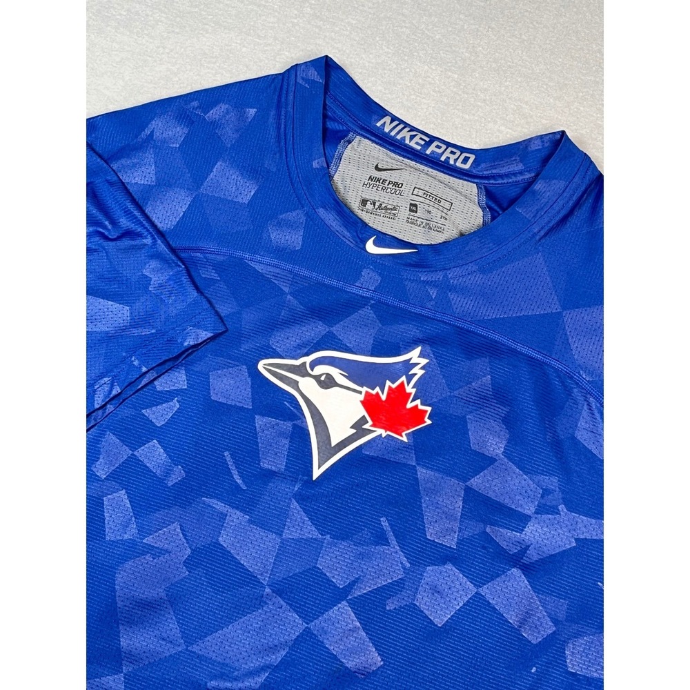 Nike Pro Hypercool Toronto BlueJays Baseball‎ Jersey Men's XXL Royal Blue New